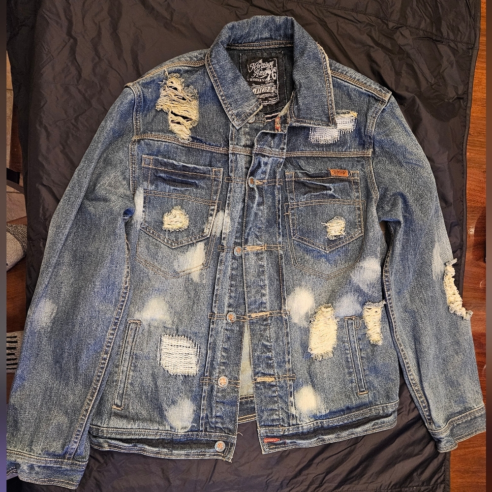 NEW The Heritage By America 76 Jean Jacket